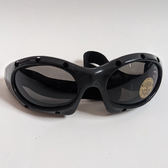 Vintage Biker Wrap elastic strap & w/ foam goggles - Picture 1 of 5